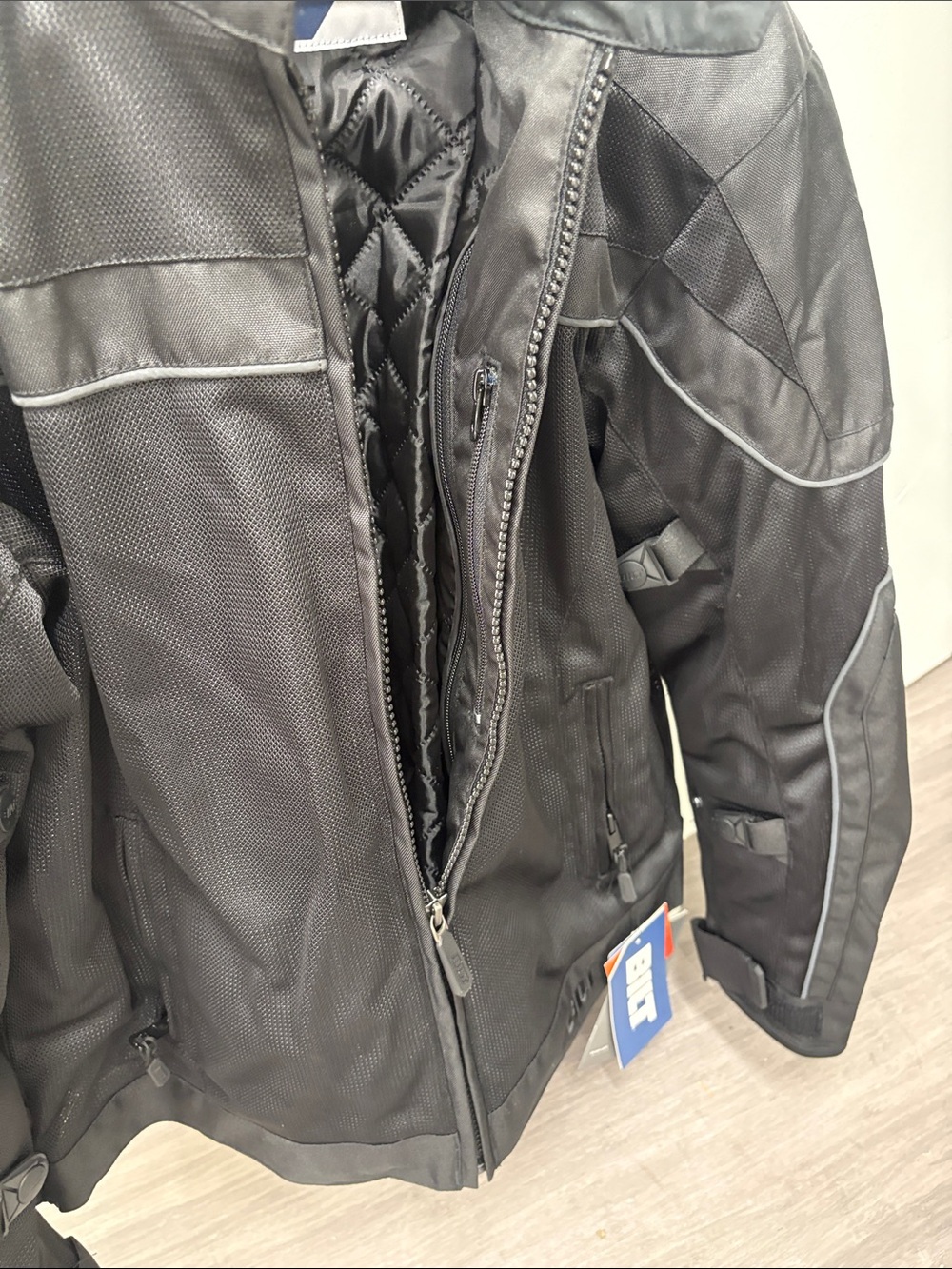 BILT Men's Black Performance Riding Jacket - Picture 3 of 7